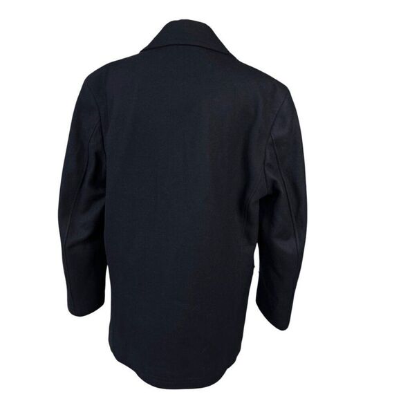 Lauren Ralph Lauren Men's Double-Breasted Quilted Lined Peacoat 40S - Picture 2 of 12